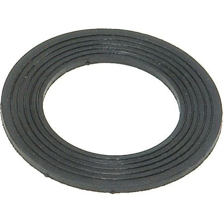 Round Black Overflow Gasket In Rubber